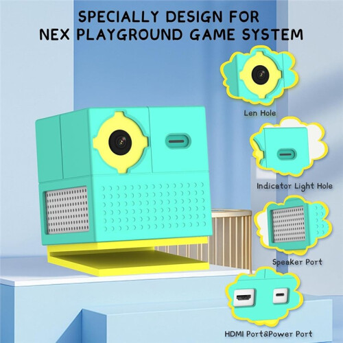 Silicone Case Cover for Nex Playground Game System, Protective Anti Slip Anti Scratch Shockproof Shell 2