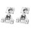 Soft Closing Cabinet Hinge Overlay Self Slow Close Door Hinges Cabinets Face Frame Concealed Hinges Door Damper 6