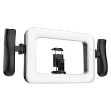 Handheld Square Photography Fill Light, Adjustable Color Temperature 2900K to 7000K with 3600mAh Battery