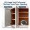 86 Degree Angle Restrictor Restriction Clips (50Pack), Hinge Restrictors for Cabinet Doors, for Face Frame Hinges 4