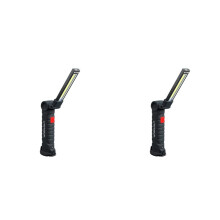 2X LED Opvouwbare Werklamp Draagbare Waterdichte Campinglamp Autoreparatielamp Buitentent Zaklamp Klein W51