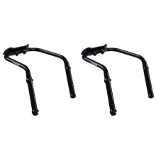 2X Bike Saddle Extension Mount Stable Aluminum Alloy Saddle Bag Stabilizer Multifunctional Water Bottle Bracket