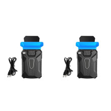 2X Vacuum Portable Laptop Cooler Air Extract Blowing Cooling Fan USB Cooler for 15 15.6 17 Inch Laptop Speed Adjustable