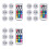 3X RGB Night Light with Wireless Remote Control LED Remote Control Waterproof Light 3D Printer Model Standard Components 1