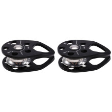 2X 28KN Climbing Pulley Zipline Speed Pulley for Rope Rescue Climbing Hauling Backyard Zip Climbing Pulleys