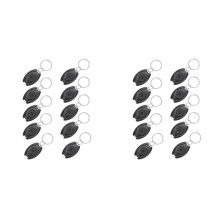 20-Pack LED-Sleutelhangerzaklamp LED-Sleutelhangerlicht Draagbare, Ultraheldere Sleutelhangerzaklamp op Batterijen