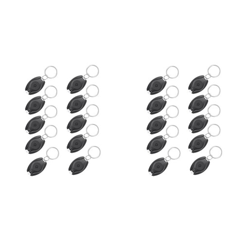 20 Pack LED Keychain Flashlight  LED Keychain Light Portable Ultra Bright Battery Powered Key Ring Torch