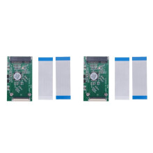 2X MSATA SSD Naar CE ZIF-Adapter  PCI-E MSATA SSD Naar 40-Pins 1,8 Inch Converterkaartoverdrachtconverterkaart