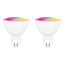 2X TUYA WIFI Glödlampa MR16/GU5.3 Spotlight Skåpbelysning 12V RGBCW Glödlampa Dimbar LED-Lampa Hemma Röststyrd Spotlight
