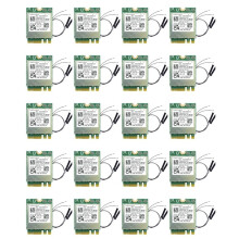 20X RTL8852BE WIreless WIFI Card with Built-in Antenna AX1800 WIFI6 WLAN 802.11ax Bluetooth5.2 Dual-Band 2.4G+5G Wlan