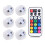 3X RGB Night Light with Wireless Remote Control LED Remote Control Waterproof Light 3D Printer Model Standard Components 3