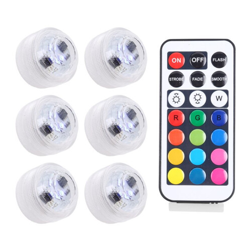 3X RGB Night Light with Wireless Remote Control LED Remote Control Waterproof Light 3D Printer Model Standard Components 2