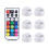 3X RGB Night Light with Wireless Remote Control LED Remote Control Waterproof Light 3D Printer Model Standard Components 6