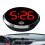 2X  Digital Clock, Waterproof Small Digital Clock, Outdoor Timetable, Adhesive Car Accessories 3