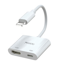 Adaptador de audio y vídeo Yesido Hm06 Lightning a HDMI
