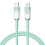 Cable USB-C a Lightning de la serie Sign Dynamic, 2,4 A, 1 m, verde 1