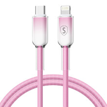 Sign Dynamic Series Usb-C To Lightning Cable 2.4A, 1M - Pink