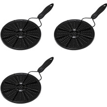 3X Kitchen Gas Stove Heat Diffuser Plate, Reducer Flame Guard Simmer Ring, Cooking Heat Distributor for Even Heating
