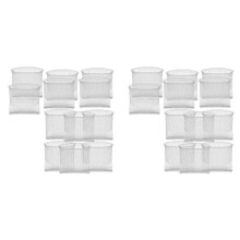 Plant Root Guard Baskets Wire Basket Mole and Vole Mesh Wire Baskets for Garden Pots Underground Root (24 Pcs, 3 Gallon)