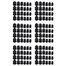144 Pcs Plastic Waterproof Adjustable 3.5 - 13mm Cable Gland Joints, PG7, PG9, PG11, PG13.5, PG16, Pack of 144