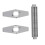 2X Label Roller Fixed Tab for TSC TTP 244Pro 243E 342 247 4502 4503 Barcode Thermal Printers 3