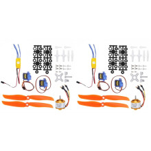 2X SG90 Servo 2212 KV2200 Borstelloze Motor 30A ESC 6035 Propeller Accessoire Elektrische Motorset voor Rc-Vliegtuigmotor