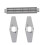 2X Label Roller Fixed Tab for TSC TTP 244Pro 243E 342 247 4502 4503 Barcode Thermal Printers 4