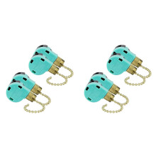 8Pcs Ceiling Fan  Zing Ear ZE-268S6, 3 Speed 4 Wire Speed Control Pull Chain Cord Appliances  Parts (Gold)