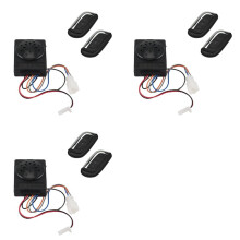 3X 36 V-72 V Elektrische Scooter Alarmsysteem Dual Afstandsbediening Beveiliging Bromfiets Alarm Accessoires Waterdicht Fiets Alarm