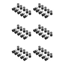 60 Pièces Manchon de Virole pour Fers de Pointe Taille 0.370 Viroles de en Plastique Accessoires de Tiges de Club, Argent