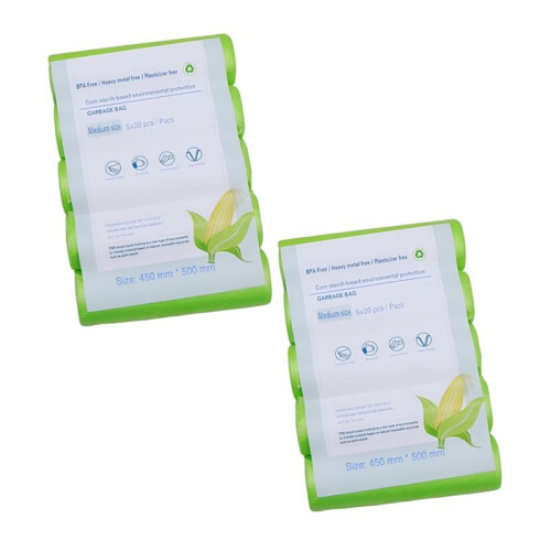 400X Biodegradable Garbage Bag Household Compostable Garbage Bag Kitchen Garbage Bag 1