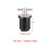 3X Marine Boat Drain Plug T-Handle Screw Adjustable Rubber Deck Drain Plug,Silver 19MM 7
