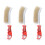3PCS Multi-Function Tool Wire Brush Copper Plated Long Handle Cleaning Brush Kitchen Grill Special Plate Rust Removal 2