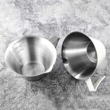 Tasse Doseuse à Expresso avec Poignée Lot de 6 Tasses à Expresso à Double Dose en Acier Inoxydable Tasse à Expresso Argentée