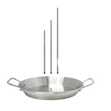 Vertical Meat Skewer Grill with Removable Spikes Stainless Steel Vertical Skewer Grilling Rack for Oven Kebabs BBQ