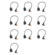 10X Audiokabeladapter voor Walkietalkie voor Radio SL1M SL1K SL1600 SL7500 Naar UV-5R K Headset Change Port Cable