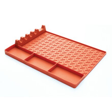 Silicone BBQ Mat Heat-Resistant Griddle Tools Mat Grilling BBQ Utensils for Kitchen Cooking Grilling Black