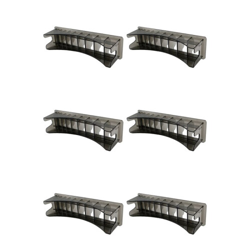 6X for  Base Storage Box for Hair Clipper Trimmer Limit Comb Guide Comb Barber Tool Guide Combs