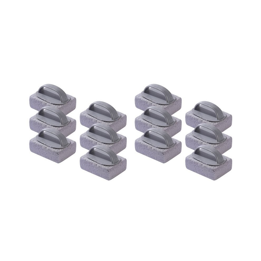 Bobotron 12Pcs Pool Clean Block With Handle Swimming Pumice Pool Tile Stone Scrubbing Scouring Stone For Swimming Pools Cleaning
