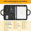 A4 PU Clipboard File Folder with Calculator 2