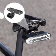 2X Bike Saddle Light Mount Bicycle Tail Light Saddle Rail Mount LED Taillight Mounting Bracket for Bicycle Saddle