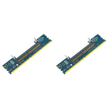 2X Laptop SO DDR4 RAM Naar Desktop DDR4 Adapterkaart, Geheugentester SO DIMM 4 Naar DDR4 Converter