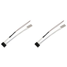 2X Thermistor Keramische Patroonverwarmer voor  P1P P1S 24V 48W Verwarmingsbuis voor 3D-Printen Thermistor Hotend