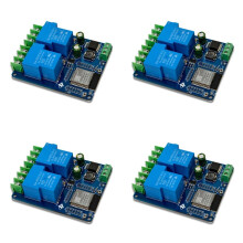 4X 2-Kanaals WIFI-Relaismodule 30A ESP32-WROOM-32E Ontwikkelingsbordmodule voor Draadloze Bediening van Slimme Woningen DC7-28/5V