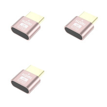3X 4K  Dummy Plug DP Virtual Display Adapter DP Dummy Plug Headless  Adapter Emulator Accessoires voor PC