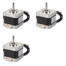 3X 3D Printer Nema 42 Stepper Motor+XH2.54 Cable 17HS4401 38mm Axis 5mm for 3D Printer DIY Engraving Machine Motor
