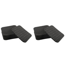 12 Stuks Loopbandmatpads, 4x4x0,2 Inch Antislip Trainingsmat voor Vloerbescherming voor Loopband, Hometrainer