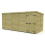 19 x 8 Pent Shed Tanalised (Double Door, No Windows) 2