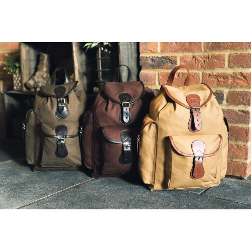 JACK PYKE JACK PYKE Heavy Cotton Canvas Day Pack Bag Brown