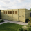 19 x 8 Pent Shed Tanalised (Single Door, With Windows) 1